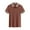 Coffee^, variant on Jjayotai George Shirts for Men, Men's Fashion Short Sleeve Lapel Casual Solid Color Button Down Summer Shirt, Vintage Tees for Men