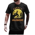 thumbnail image 2 of NH2 Creative Dachshund Halloween Shirt, Funny Weiner Dog T-Shirt for Women Men, Happy Halloweenie Tee, 2 of 4