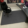 thumbnail image 2 of ANMINY Office Chair Mat for Hardwood Floor 47" x 63" Desk Chair Mat Non-Slip Home Office Protector in Living Room Study Office,, Dark Gray, 2 of 5