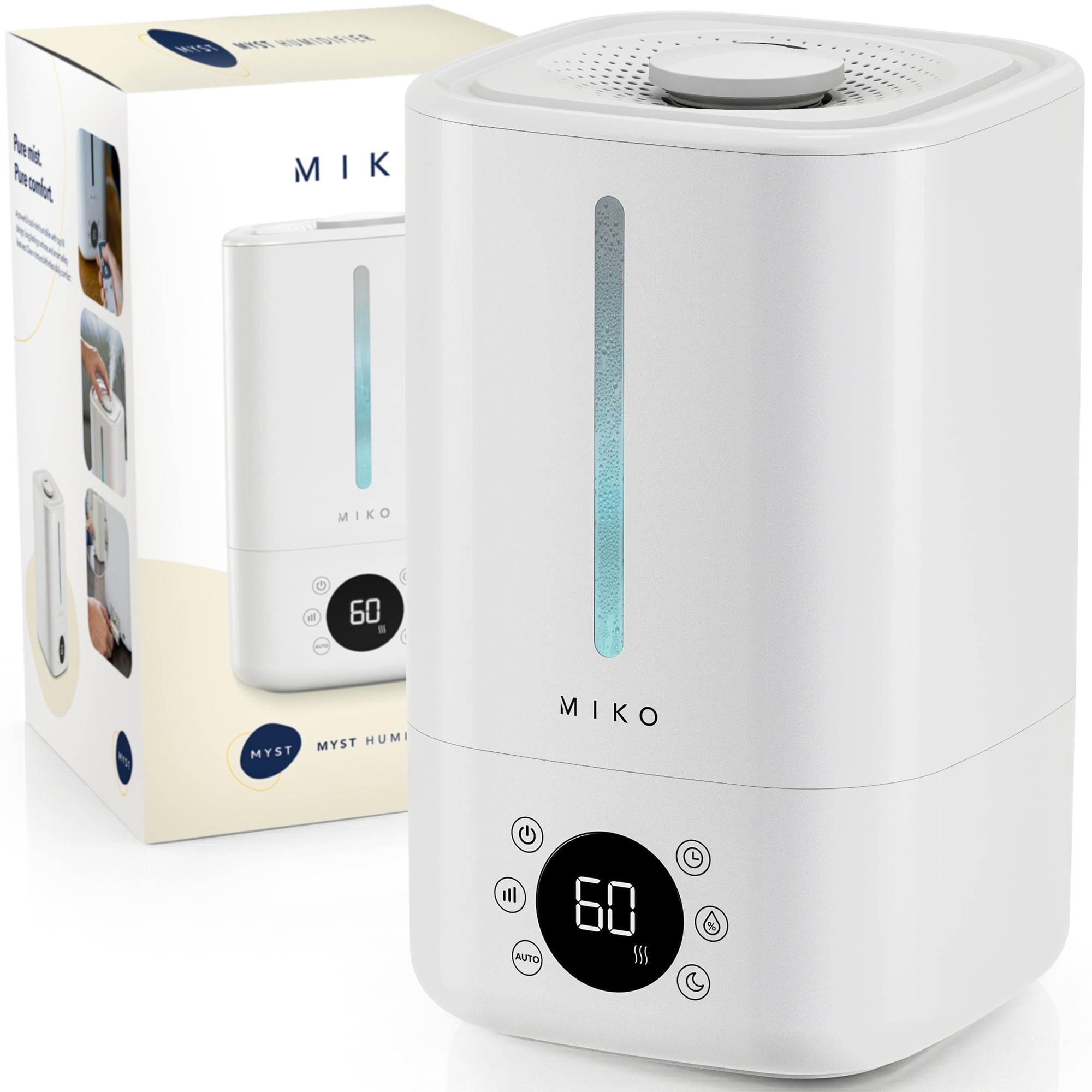 Equate 1.3-Gallon Warm Mist Humidifier HSA/FSA Eligible - Walmart.com
