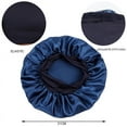 thumbnail image 3 of Satin Bonnet Silk Bonnet for Sleeping, Bonnets for Black Women Bonnet for Sleeping Large Sleep Cap, Wide Soft Band Bonnet for Curly Hair, 3 of 3