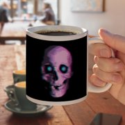 Stereoscopic Skull 3D White Mug