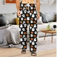 thumbnail image 5 of Halloween Pajama Pants Women Men Couples Halloweens Pjs Pants Unisex Funny Pajama Bottom Sleepwear for Party, 5 of 6