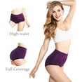 thumbnail image 3 of High Waist Tummy Control Panties for Women, Cotton Underwear No Muffin Top Shapewear Brief Panties, 3 of 6