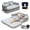 Premium Gray, variant on NCQ Full Size Inflatable Sofa Bed with Air Pump,2-in-1 Portable Blow-Up Air Couch,Inflatable Couch Bed and Folding Air Mattress for Home,Camping,and Guests