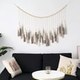 thumbnail image 3 of Colgante de pared grande con borlas de macramé, guirnalda de borlas boho, borla colgante para decoración de guardería, 31.5 "x 27.5" - ACTIVE Biensenido a ACTIVE, 3 of 5