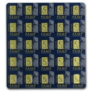 PAMP Multigram+25 Gold Bars - Qty 25 Bars