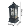thumbnail image 3 of LED Halloween Candle Lantern Decoration with Skeleton Pumpkin Design - Portable Hanging Lamp PVC Material Safe for Kids Party Outdoor, 3 of 3