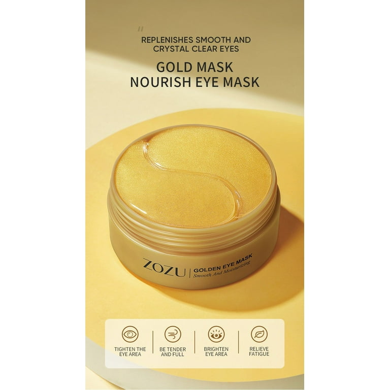 Gzwccvsn 24k Gold Under Eye Patches, Collagen Eye Skin Care