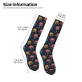 thumbnail image 2 of Picia Women Crew Soft Moisture-wicking Socks cartoon doodle octopus Pattern Design Cotton Socks, One Size fit All, 2 of 6