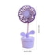 thumbnail image 3 of Ventilador de mano portátil, recargable por USB, ventilador de mesa, operado por base, ventilador de pestañas para maquillaje, mujeres niñas, al aire libre, morado, 3 of 8