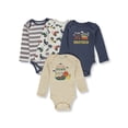 thumbnail image 2 of Koala Baby Baby Boys' 4-Pack Long-Sleeve Bodysuits Color: indigo Size: 9 - 12 months, 2 of 3