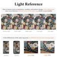 thumbnail image 3 of BERTHMEER 2'x8' Scalloped Runner Rugs for Hallway Bathroom Bedroom Entryway Entrance Non Slip Washable Navy Vintage Hand-Painted Watercolor Roses Floral Blush Pink Dusty Blue Flower Runner Rugs, 3 of 5