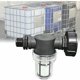 thumbnail image 1 of Faucet Connection 1000 L Tank, Garden Hose Joint for Rainwater Collectors with Filter Function, S60x6 IBC Water Tank Adapter (3/4' External Thread), 1 of 5