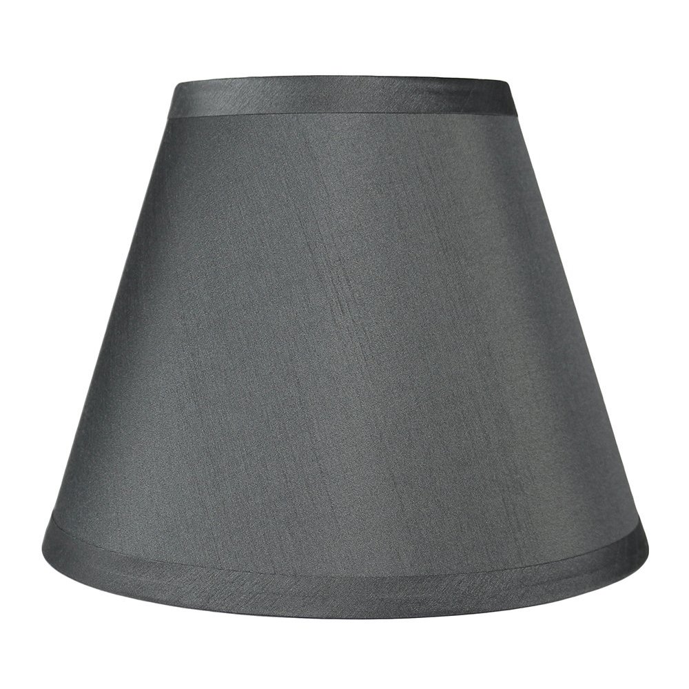 Urbanest Hardback Faux Silk Coolie Lamp Shade, 5x9x7", Gray Walmart