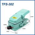 thumbnail image 1 of Antislip Industrial Foot Operated Pedal Switch Footswitch Tool Momentary Tfs-302, 1 of 7