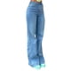 thumbnail image 1 of Gibobby Jeans dama Pantalones elásticos informales de cintura media de Color liso para mujer, pantalones sueltos para mujer, pantalones largos para mujer(Azul,G), 1 of 4