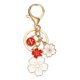 thumbnail image 1 of Llave inicial Uxcell, llavero con encanto de flor letra-N, llavero de cerezo en flor para mujeres, llavero para llaves de coche, bolsos, accesorios de mochila, regalo, rojo, 1 of 7