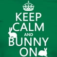 thumbnail image 3 of CafePress - Keep Calm And Bunny On T Shirt - Women's Traditional Fit Dark T-Shirt, 3 of 4
