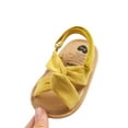thumbnail image 4 of Bmnmsl Baby Sandals Summer Baby Girls Solid Color Soft Sole Shoes, 4 of 6