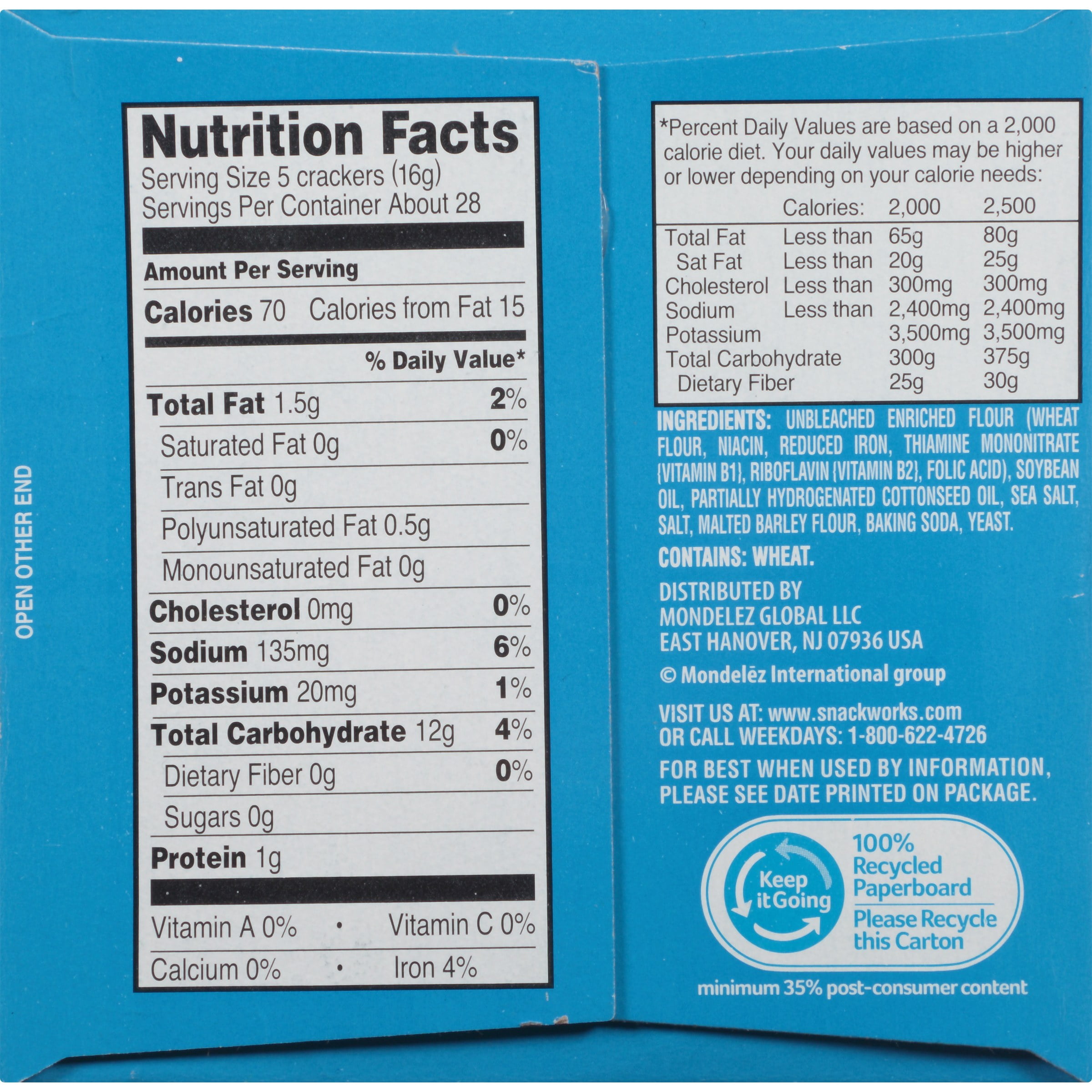 Saltine Goldfish Nutrition Facts Besto Blog
