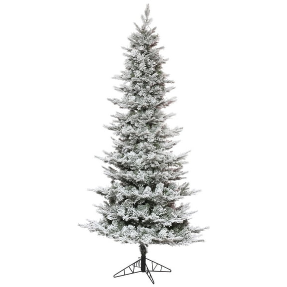 Vickerman 15' x 88" Flocked Kiana Artificial Christmas Tree, Unlit