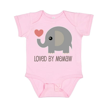 

Inktastic Loved by Memaw Grandchild Gift Baby Boy or Baby Girl Bodysuit