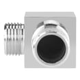 thumbnail image 4 of NIKOU Shower Outlet Elbow Wall Angle Valve Mounted Hardware Accessories, Solid Brass Chrome Finish Square Hand Concealed, 4 of 7