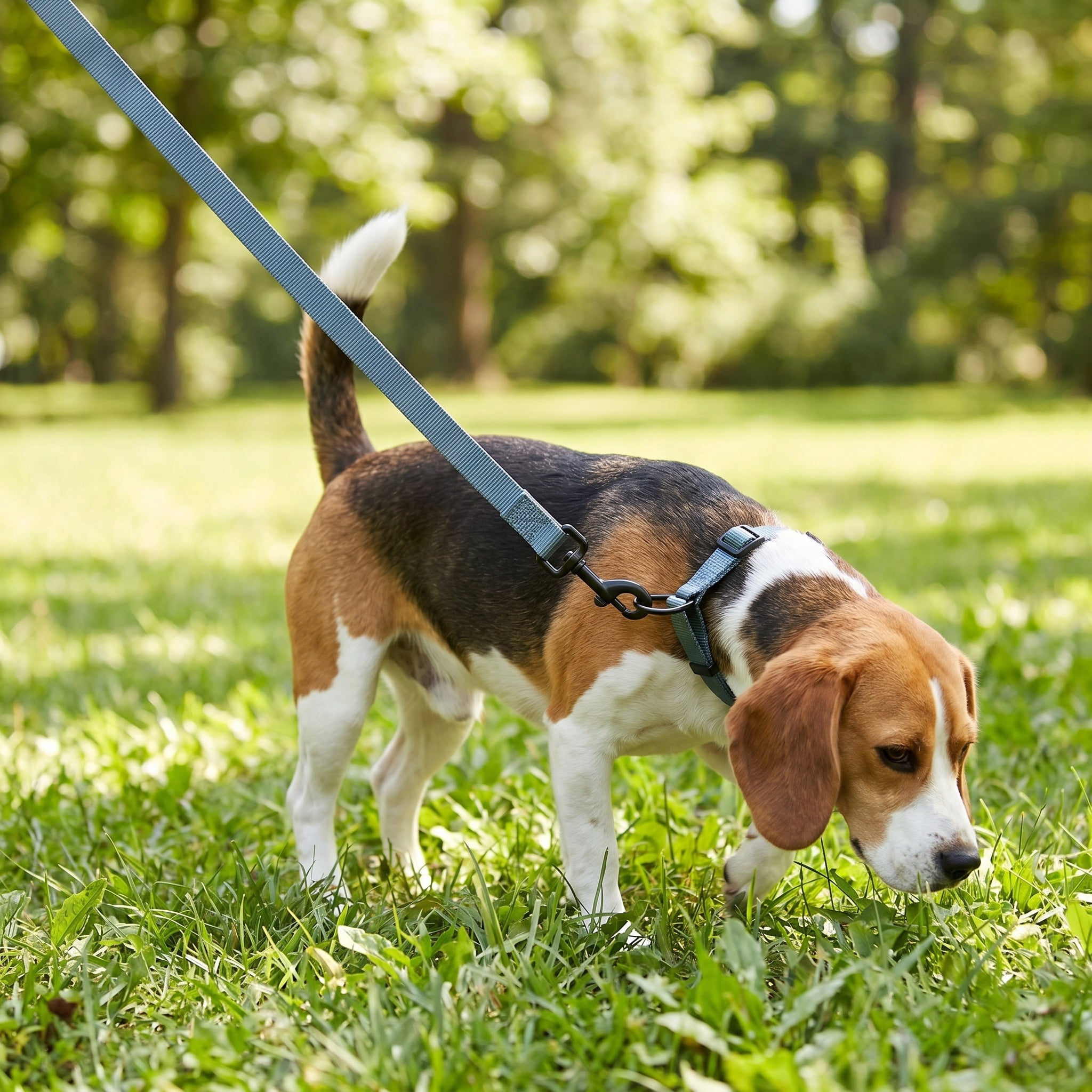 Vibrant Life 6' Solid Polyester Leash, Gray, L