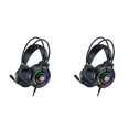 thumbnail image 1 of Gaming Headset 7.1 Stereo Surround Bass Headphones RGB Active Noise, 1 of 5