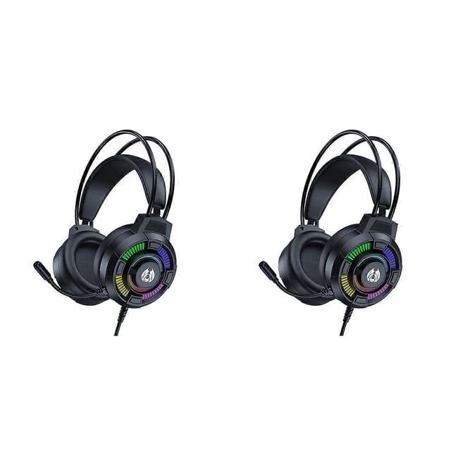 Gaming Headset 7.1 Stereo Surround Bass Headphones RGB Active Noise