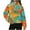 Green#①, variant on qucoqpe Oversized Striped Printed Sweatshirts for Women Fashion Color Block Buttons Lapel Long Sleeve Pullover Casual Top for Fall and Winter