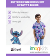 thumbnail image 3 of Disney Lilo & Stitch Hawaiian Button Down Dress Shirt Toddler to Big Kid, 3 of 5
