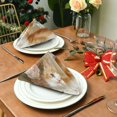 thumbnail image 3 of Satin Native Fab Cotton Dinner Napkin Charming Cat in Floral Wonderland Reusable, 3 of 8