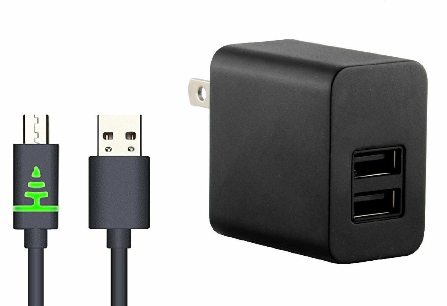 ALT for Barnes Noble NOOK COLOR AC Cord Wire Wall Charger & LED