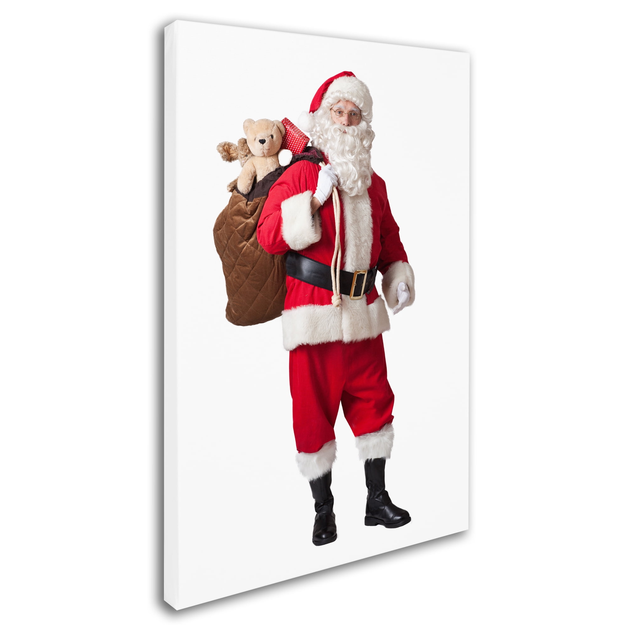 Trademark Fine Art 'Santa-toy sack-11096' Canvas Art by Ed Wheeler