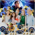 thumbnail image 4 of Buzz Lightyear 2 Birthday Cups Party Supplies Plates Decorations Cake Topper Decor, 4 of 6