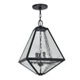 thumbnail image 3 of Crystorama Glacier GLA-9705-WT-BC Outdoor Hanging Lantern, 3 of 7