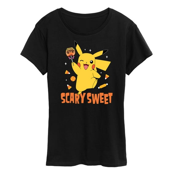Pokémon - Pikachu Scary Sweet - Women's Short Sleeve Graphic T-Shirt