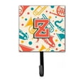 thumbnail image 1 of Carolines Treasures CJ2001-ZSH4 Lettre Z Rétro Bleu Sarcelle Orange Instruments de Musique Initiale Laisse & Porte-Clés, 1 of 1