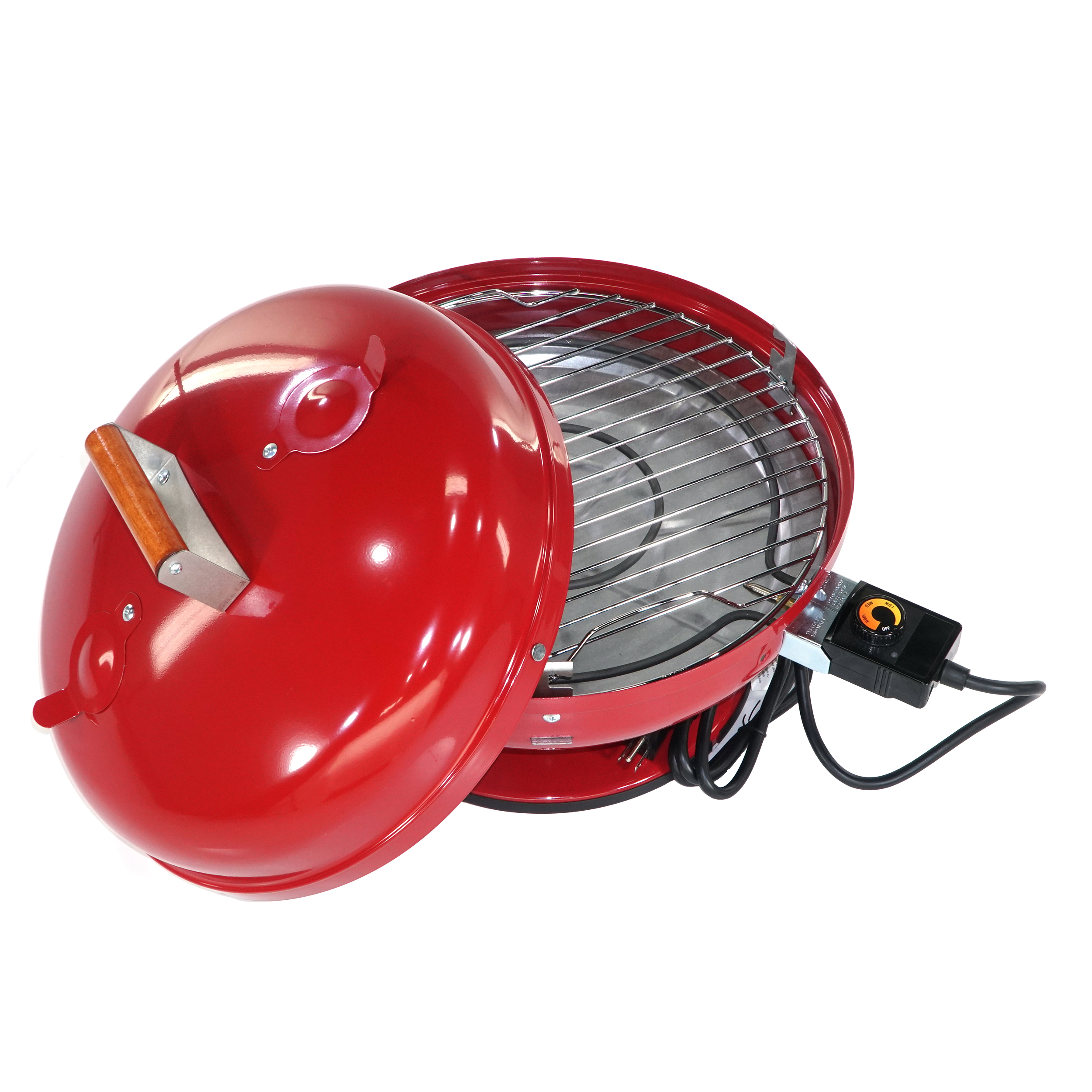 Americana Lock 'N Go Portable Electric Grill - Red - image 4 of 8