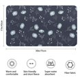 thumbnail image 3 of Pioneer Flower Floral Print Pattern Bathroom Rugs Mat, Non Slip Microfiber Bathroom Rug with Rubber Backing, Soft Mats for Bathroom Floor Tub Shower, 17"x30", 3 of 5