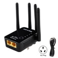 thumbnail image 1 of Repetidor WiFi 300m Amplificador de señal de enrutador inalámbrico 2,4g Extensor de rango Compatible con cliente WISP AP, enchufe AU Yuarrent EL001315-02B, 1 of 2