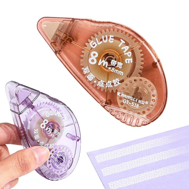 Double Tape Roller Adhesive Scrapbook Glue Tape Runner Roller