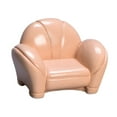 thumbnail image 2 of Miniature Furniture Model Mini House Scene Props Dollhouse Accessories Miniature Khaki Single Sofa, 2 of 9
