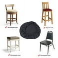 thumbnail image 2 of Fundas protectoras para sillas de comedor sin TPU, 4 piezas de tela jacquard resistente al agua, lavables para cojines de cocina, fáciles de instalar y cuidar, 2 of 4