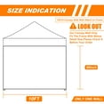 thumbnail image 2 of Eurmax Instant Sunwall for 10x10FT Pop up Canopy, 1 Pack White Canopy Sidewall, 2 of 6
