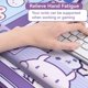 thumbnail image 1 of Juego de alfombrillas para ratón con reposamuñecas en forma de conejo, base de goma antideslizante y reposamuñecas de espuma viscoelástica ligera, perfecto para trabajar con juegos, 1 of 4
