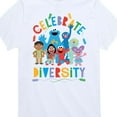 thumbnail image 3 of Sesame Street - Celebrate Diversity Crayons - Toddler and Youth Short Sleeve Graphic T-Shirt, 3 of 5