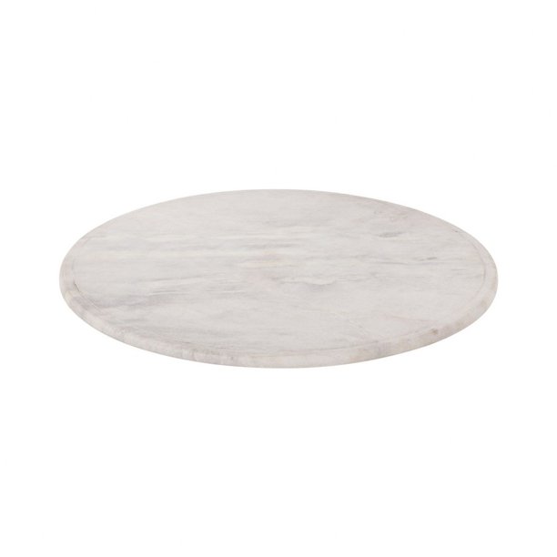Round White Marble Lazy Susan In Marble Serving Lazy Susan'S 19